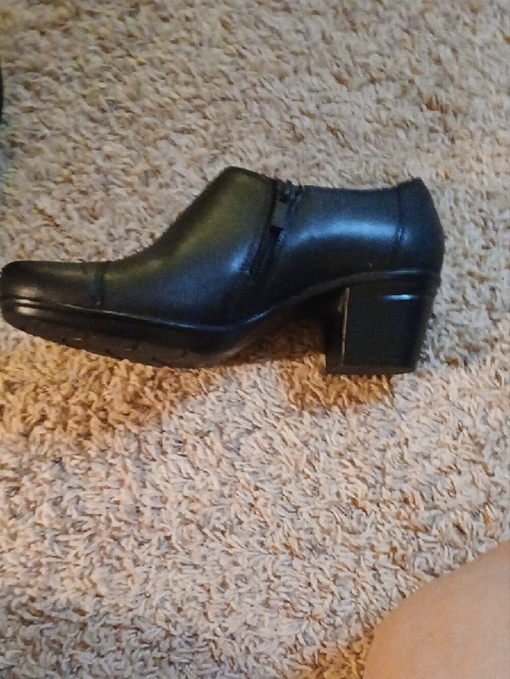 Clarks Women's Black Slip-On Loafers - Picture 5 of 7